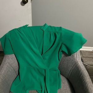 Monteau green blouse